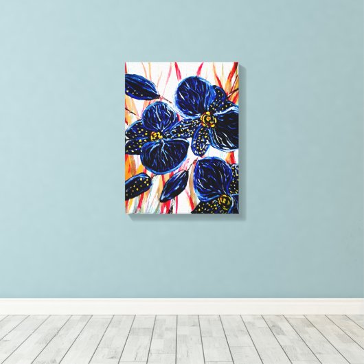 Stretched Canvas Print Leinwanddruck (Insitu (Holzboden))