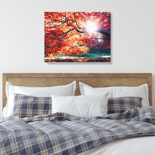 Stretched Canvas Print Leinwanddruck (Insitu (Schlafzimmer))