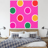 Stretched Canvas Print Leinwanddruck (Insitu (Schlafzimmer))