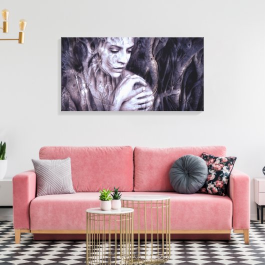 Stretched Canvas Print Leinwanddruck (Insitu (Wohnzimmer))