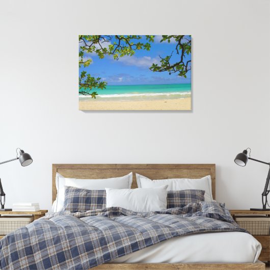 Stretched Canvas Print Leinwanddruck (Insitu (Schlafzimmer))
