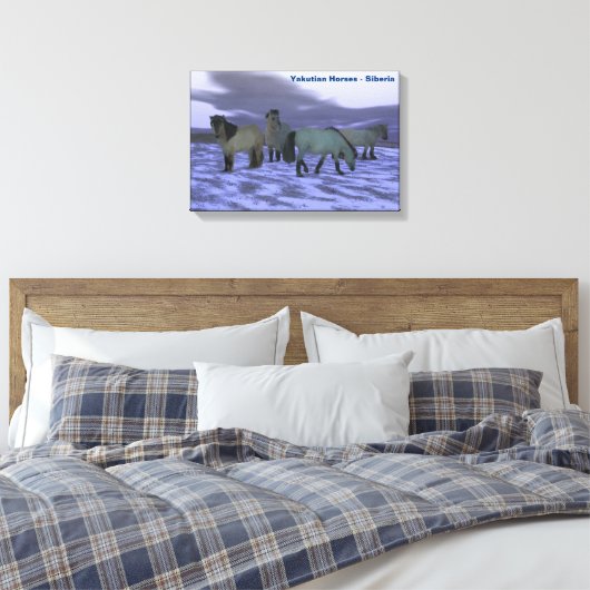 Stretched Canvas Print Leinwanddruck (Insitu (Schlafzimmer))