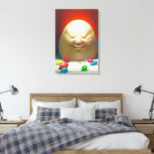 Stretched Canvas Print Leinwanddruck (Insitu (Schlafzimmer))