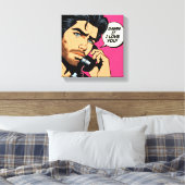 Stretched Canvas Print Leinwanddruck (Insitu (Schlafzimmer))