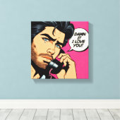 Stretched Canvas Print Leinwanddruck (Insitu (Holzboden))