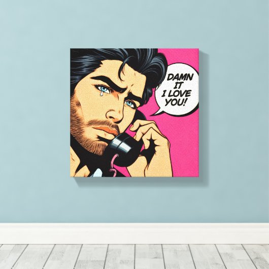 Stretched Canvas Print Leinwanddruck (Insitu (Holzboden))