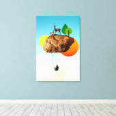 Stretched Canvas Print Leinwanddruck (Insitu (Holzboden))