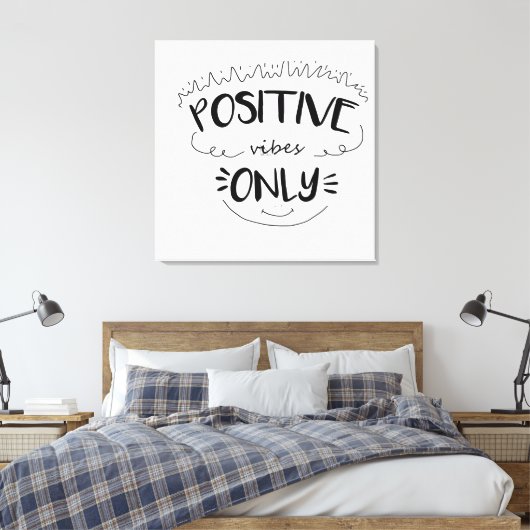 Stretched Canvas Print Leinwanddruck (Insitu (Schlafzimmer))