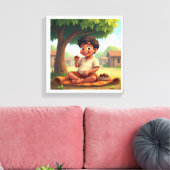 Stretched Canvas Print Leinwanddruck (Insitu (Wohnzimmer))