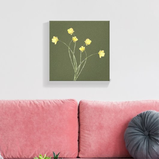 Stretched Canvas Print Leinwanddruck (Insitu (Wohnzimmer))
