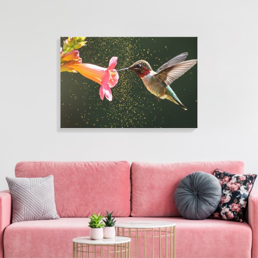 Stretched Canvas Print Leinwanddruck (Insitu (Wohnzimmer))