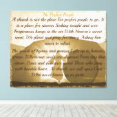 Stretched Canvas Print Leinwanddruck (Insitu (Holzboden))