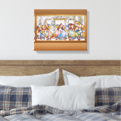 Stretched Canvas Print Leinwanddruck (Insitu (Schlafzimmer))