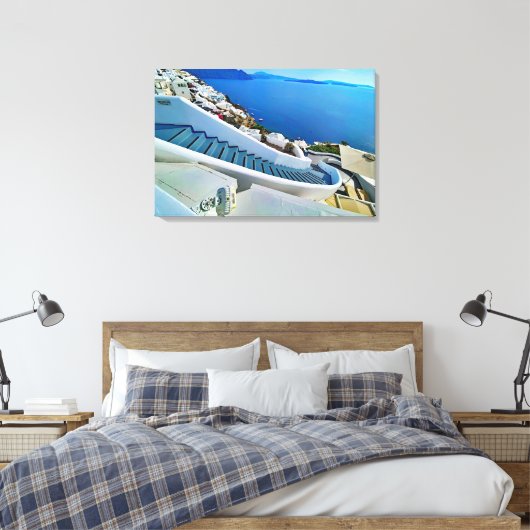 Stretched Canvas Print Leinwanddruck (Insitu (Schlafzimmer))