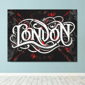 Stretched Canvas Print Leinwanddruck (Insitu (Holzboden))