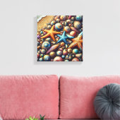 Stretched Canvas Print Leinwanddruck (Insitu (Wohnzimmer))