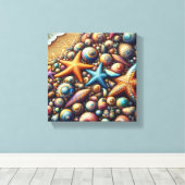 Stretched Canvas Print Leinwanddruck (Insitu (Holzboden))