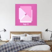 Stretched Canvas Print Leinwanddruck (Insitu (Schlafzimmer))