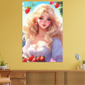 Stretched Canvas Print Leinwanddruck (Insitu (Wohnzimmer))