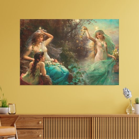 Stretched Canvas Print Leinwanddruck (Insitu (Wohnzimmer))