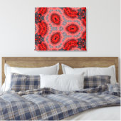Stretched Canvas Print Leinwanddruck (Insitu (Schlafzimmer))