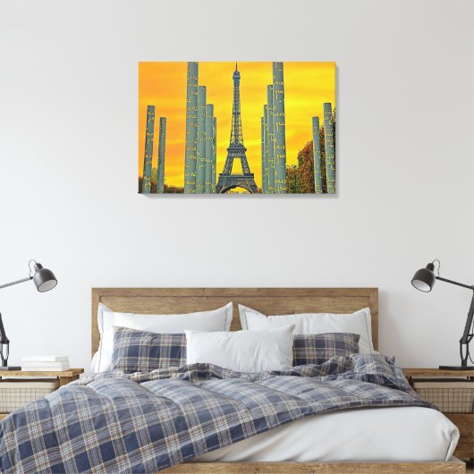 Stretched Canvas Print Leinwanddruck (Insitu (Schlafzimmer))