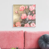 Stretched Canvas Print Leinwanddruck (Insitu (Wohnzimmer))