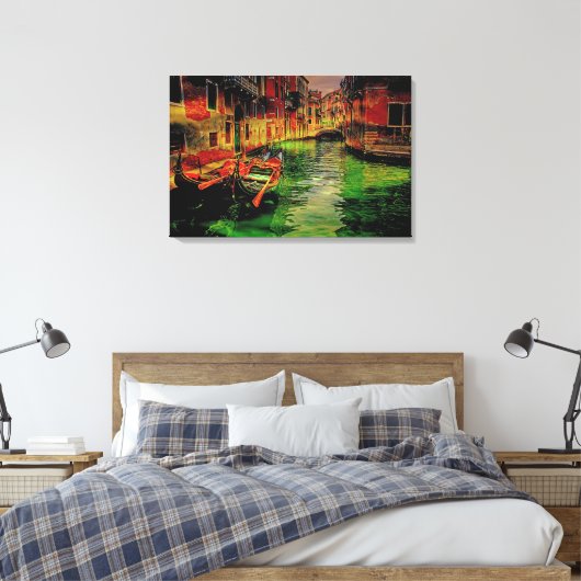 Stretched Canvas Print Leinwanddruck (Insitu (Schlafzimmer))