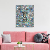 Stretched Canvas Print Leinwanddruck (Insitu (Wohnzimmer))