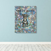 Stretched Canvas Print Leinwanddruck (Insitu (Holzboden))