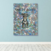 Stretched Canvas Print Leinwanddruck (Insitu (Holzboden))