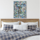 Stretched Canvas Print Leinwanddruck (Insitu (Schlafzimmer))
