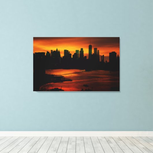 Stretched Canvas Print Leinwanddruck (Insitu (Holzboden))