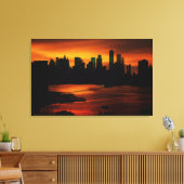 Stretched Canvas Print Leinwanddruck (Insitu (Wohnzimmer))