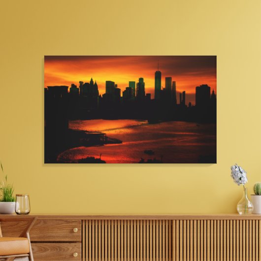 Stretched Canvas Print Leinwanddruck (Insitu (Wohnzimmer))