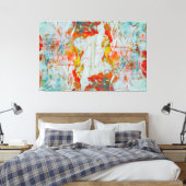 Stretched Canvas Print Leinwanddruck (Insitu (Schlafzimmer))