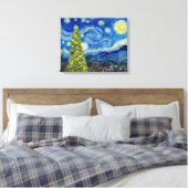 Stretched Canvas Print Leinwanddruck (Insitu (Schlafzimmer))