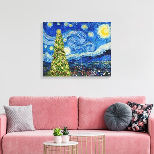 Stretched Canvas Print Leinwanddruck (Insitu (Wohnzimmer))