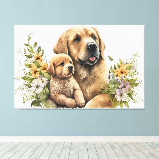 Stretched Canvas Print Leinwanddruck (Insitu (Holzboden))