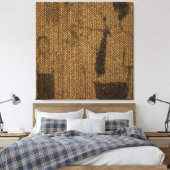 Stretched Canvas Print Leinwanddruck (Insitu (Schlafzimmer))