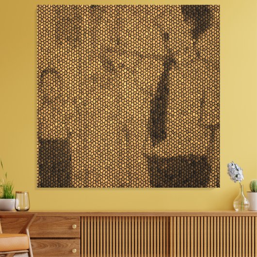 Stretched Canvas Print Leinwanddruck (Insitu (Wohnzimmer))