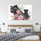 Stretched Canvas Print Leinwanddruck (Insitu (Schlafzimmer))
