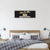 Stretched Canvas Print Leinwanddruck (Insitu (Schlafzimmer))