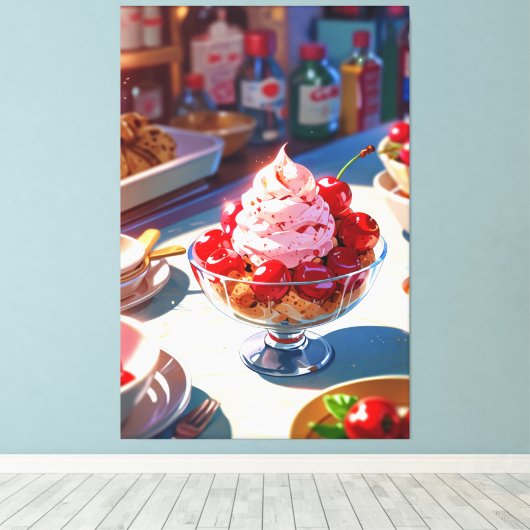 Stretched Canvas Print Leinwanddruck (Insitu (Holzboden))