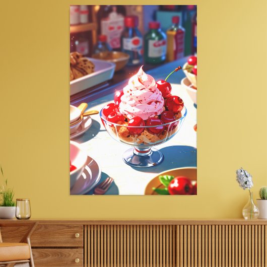 Stretched Canvas Print Leinwanddruck (Insitu (Wohnzimmer))