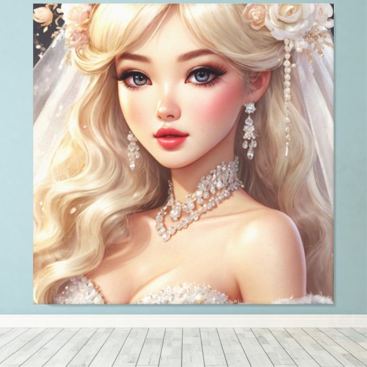 Stretched Canvas Print Leinwanddruck (Insitu (Holzboden))