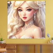 Stretched Canvas Print Leinwanddruck (Insitu (Wohnzimmer))