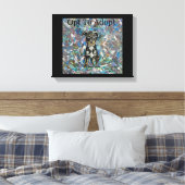 Stretched Canvas Print Leinwanddruck (Insitu (Schlafzimmer))