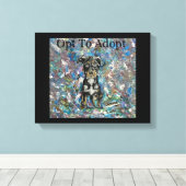 Stretched Canvas Print Leinwanddruck (Insitu (Holzboden))