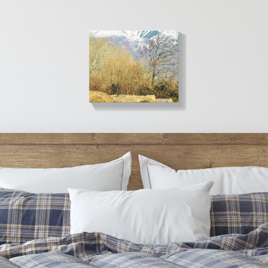 Stretched Canvas Print Leinwanddruck (Insitu (Schlafzimmer))